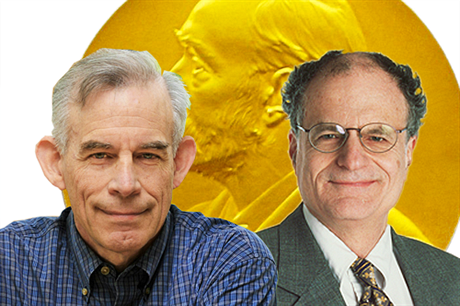 Letoní laureáti Nobelovy ceny za ekonomii Christopher Sims a Thomas Sargent.
