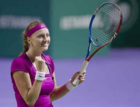 Petra Kvitová (now the worlds no.2), after defeating Russias Vera Zvonareva (no.7) during the first match of the WTA tennis Championship finals in Istanbul on Tuesday (Oct. 25)