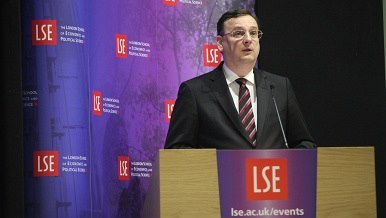 Czech Prime Minister Petr Neas outlining his vision of Europe at the LSE