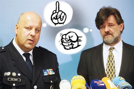 Zpochybněné výběrové řízení na policejního prezidenta Petra Lessyho (vlevo) nahrává do karet ministru vnitra Janu Kubicemu (vpravo). Ten se snaží Lessyho už půl roku zbavit. Zatím neúspěšně.