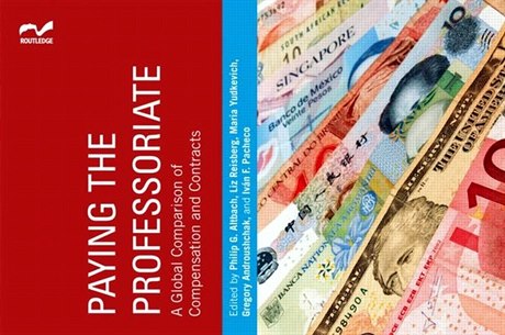 Studii Paying the Professoriate, která porovnává globální odměny vysokoškolských pracovníků, vydalo v dubnu 2012 odborné nakladatelství Routledge.