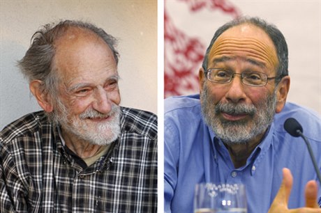 Nobelova cena za ekonomii 2012 (zleva): Loyd S. Shapley, Alvin E. Roth.