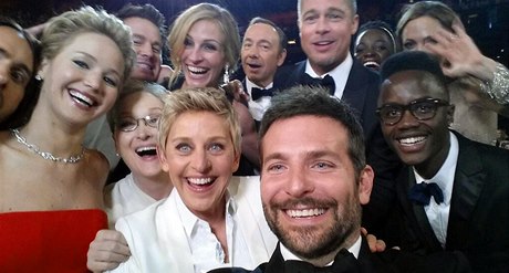 Ellen Degeneserová s driteli Oscar