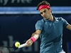 Roger Federer ve finále turnaje v Dubaji