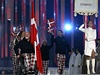 Dánská výprava pichází na slavnostní zahájení paralympijských her v Soi