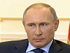Ruský prezident Vladimir Putin na úterní besed s novinái.