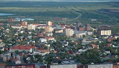 Švédské město Kiruna.