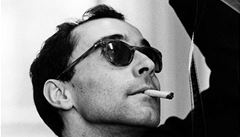 Jean-Luc Godard (zábr z dokumentárního film Dva ve vln) 