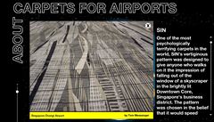 Nejděsivější koberec má letiště v Singapuru. Jaké kuriozity nabízí internet?