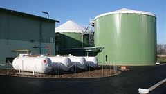 Bioplyn vzniká v obřích fermentačních nádobách bez přístupu vzduchu.