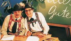 Herci Milan Steindler a David Vávra o potřebě znalosti němčiny nepochybovali.