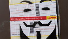 Přívrženci skupiny Anonymous použili masku anglického spiklence, který žil na přelomu 16. a 17. století, v Německu.