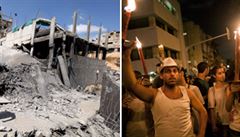 Realita současného Izraele: raketové útoky z Gazy a sobotní protivládní demonstrace v Tel Avivu. Co má větší váhu?