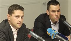 Zástupci Advokátní kanceláře Šachta & Partners Marek Stubley (vlevo) a David Michal (vpravo).