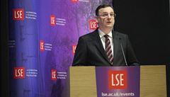 Czech Prime Minister Petr Nečas outlining his vision of Europe at the LSE