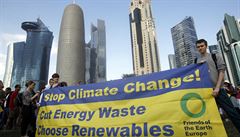 Aktivisté požadovali po účastnících klimatického summitu v Dauhá ráznou akci. Ani tentokrát se nedočkali.