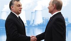 Viktor Orbán a Vladimir Putin se kvůli jaderné energetice sešli na konci ledna v Moskvě.