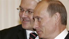 Frank-Walter Steinmeier s Vladimirem Putinem.