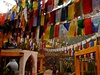 Záplava modlitebních vlajeek, Darjeeling.