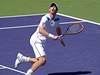 Kde je míek? Andy Murray vzhlíí do nebes.