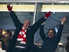 Takto slavil jet v úterý na stadionu Bayernu vítzství v Lize mistr nad Arsenalem