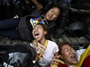 Nepálská policie zakrouje proti tibetským demonstrantm v hlavním mst Kátmandú