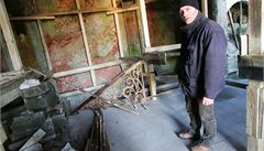 Miroslav Perout, editel o.p.s. Lázn Kyselka, v interiéru Ottova pavilonu.