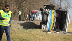 Na Plzesku havaroval autobus s dtmi, osm bylo lehce zranno