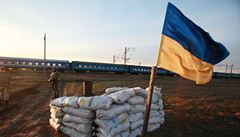 Ukrajinské jednotky na strái (ilustraní fotografie).