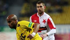 Momentka z utkání Teplice - Slavia.