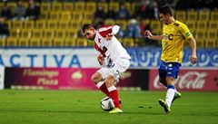 Momentka z utkání Teplice - Slavia.