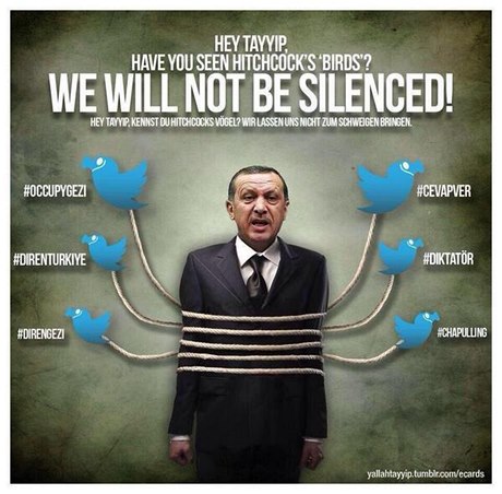 "Neumlíte nás!" Turecký soud zakázal sociální sí Twitter, turetí uivatelé se bouí.