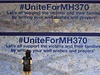 Ze pání a modliteb za ztracený let MH370 na letiti v Kuala Lumpuru.