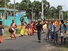 Tamilské náboenské svátky jsou vdy doprovázeny procesím.