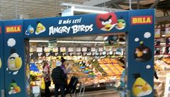 Obchodní etzec Billa - promo akce Angry Birds.