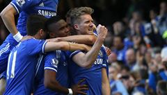 Je tam! Andre Schurrle (vpravo) se raduje se spoluhrá�i.