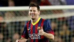 Fotbalista Barcelony Lionel Messi.