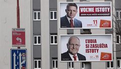 Volební kampa na Slovensku.