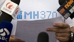 Prohlášení rodin čínských pasažérů letu MH 370. | na serveru Lidovky.cz | aktuální zprávy