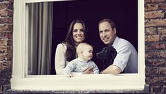 Princ William s manželkou zveřejnili fotografii se synem Georgem 