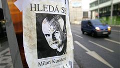 Hledá se Milan Kundera.
