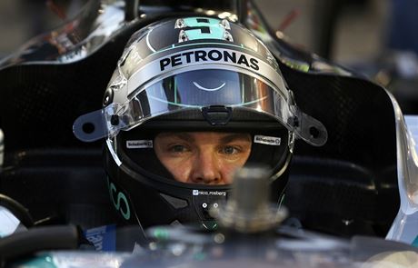 Soustedný Nico Rosberg.