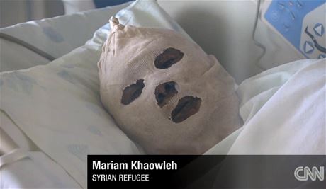 Marjam Chavlíová v reportái stanice CNN.