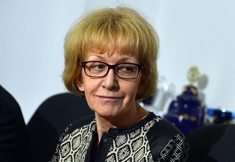 Ministryn spravedlnosti Helena Válková vystoupila 8. dubna v Praze na tiskové konferenci k reform vzeství.