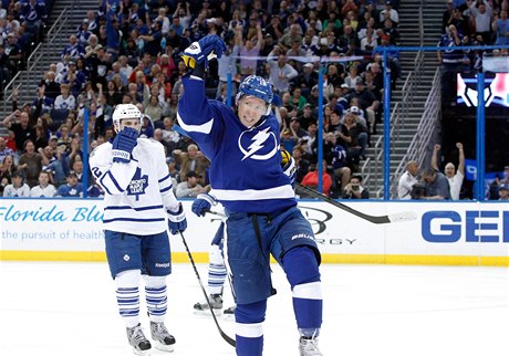 Hokejový útoník Ondej Palát se v úterním utkání NHL zaslouil dvma góly o výhru Tampy Bay 3:0 nad Torontem. 