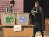 K maximální úasti pi hlasování vyzval v Kábulu odstupující prezident Hamíd Karzáí. 