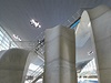Interiér londýnského bazénu od architektky Zahy Hadid.