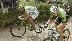 Peter Sagan (vlevo) a Sep Vanmarcke.