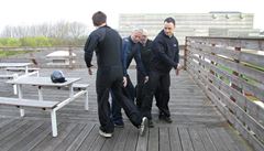 Nutné p�ípravy p�ed ka�dým kolem na terase. 