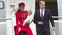 Malý princ George s rodii na oficiální návtv Nového Zélandu.